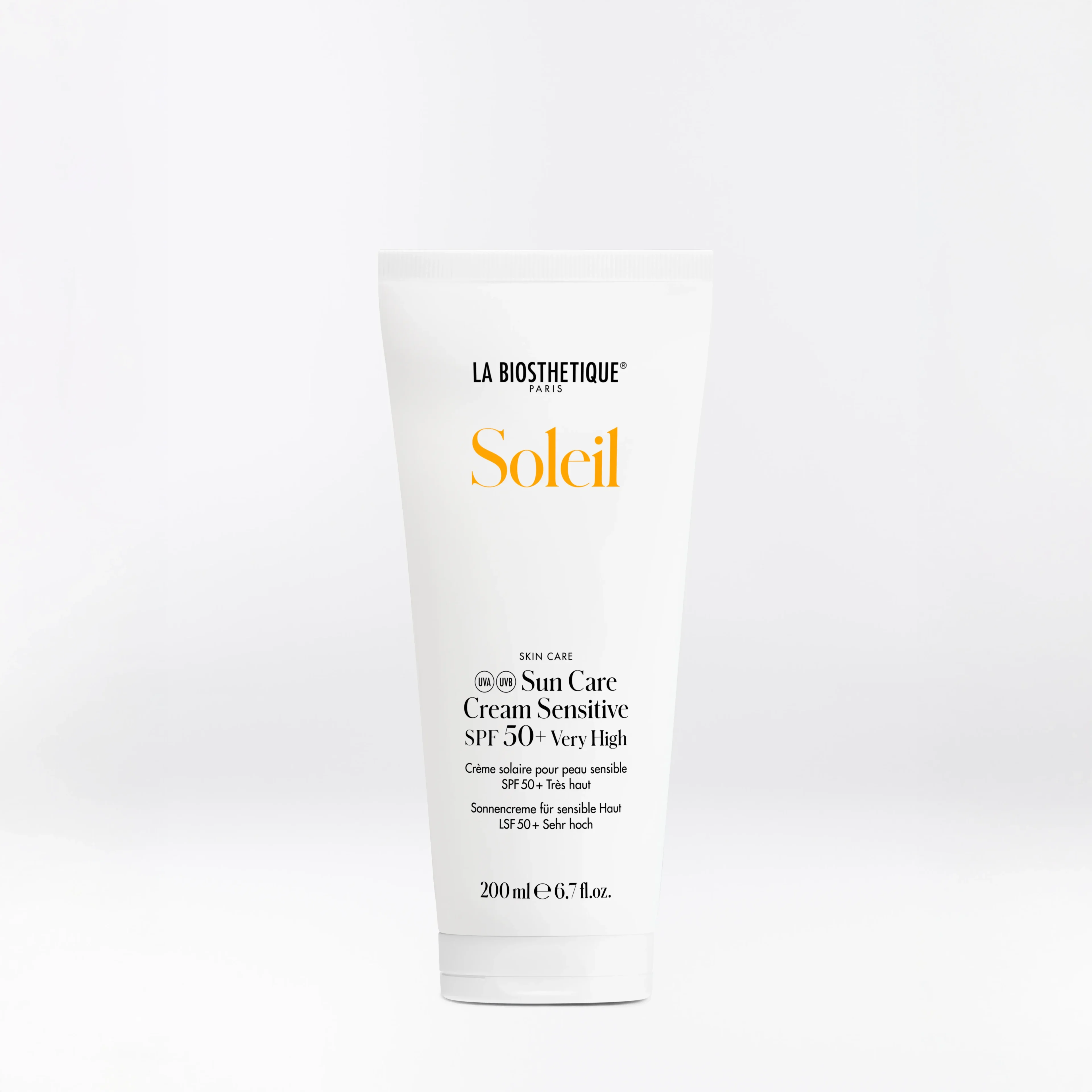 Skin Soleil 002354 Sun Care Cream Sensitive SPF 50+ 200ml C1 25 sRGB 1125 web
