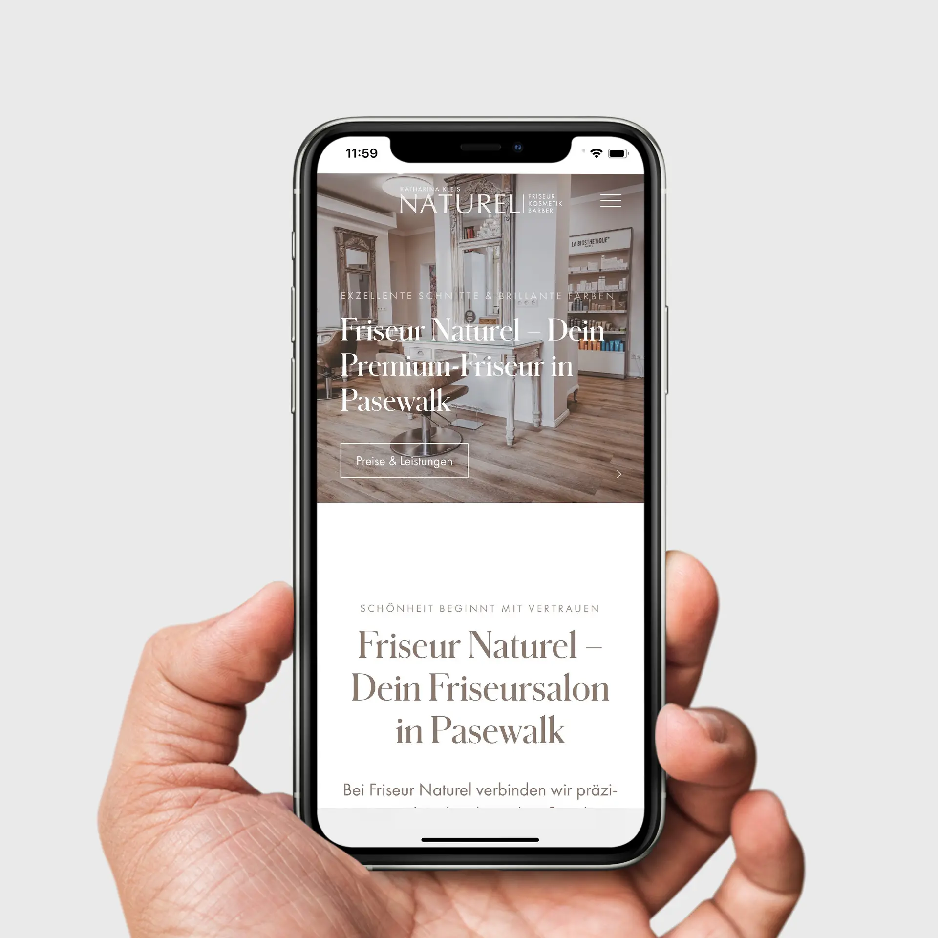 Friseur Naturel news Website Beitrag